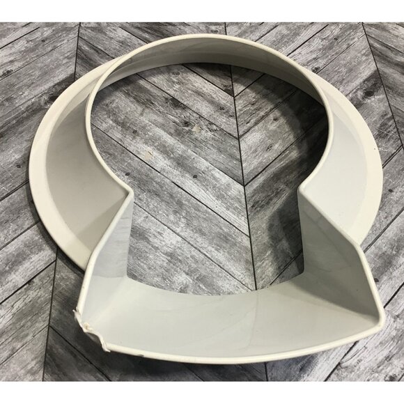 KitchenAid Mixer Attachment Pouring Splatter  Shield With Damage Vintage K-45 - Picture 4 of 5